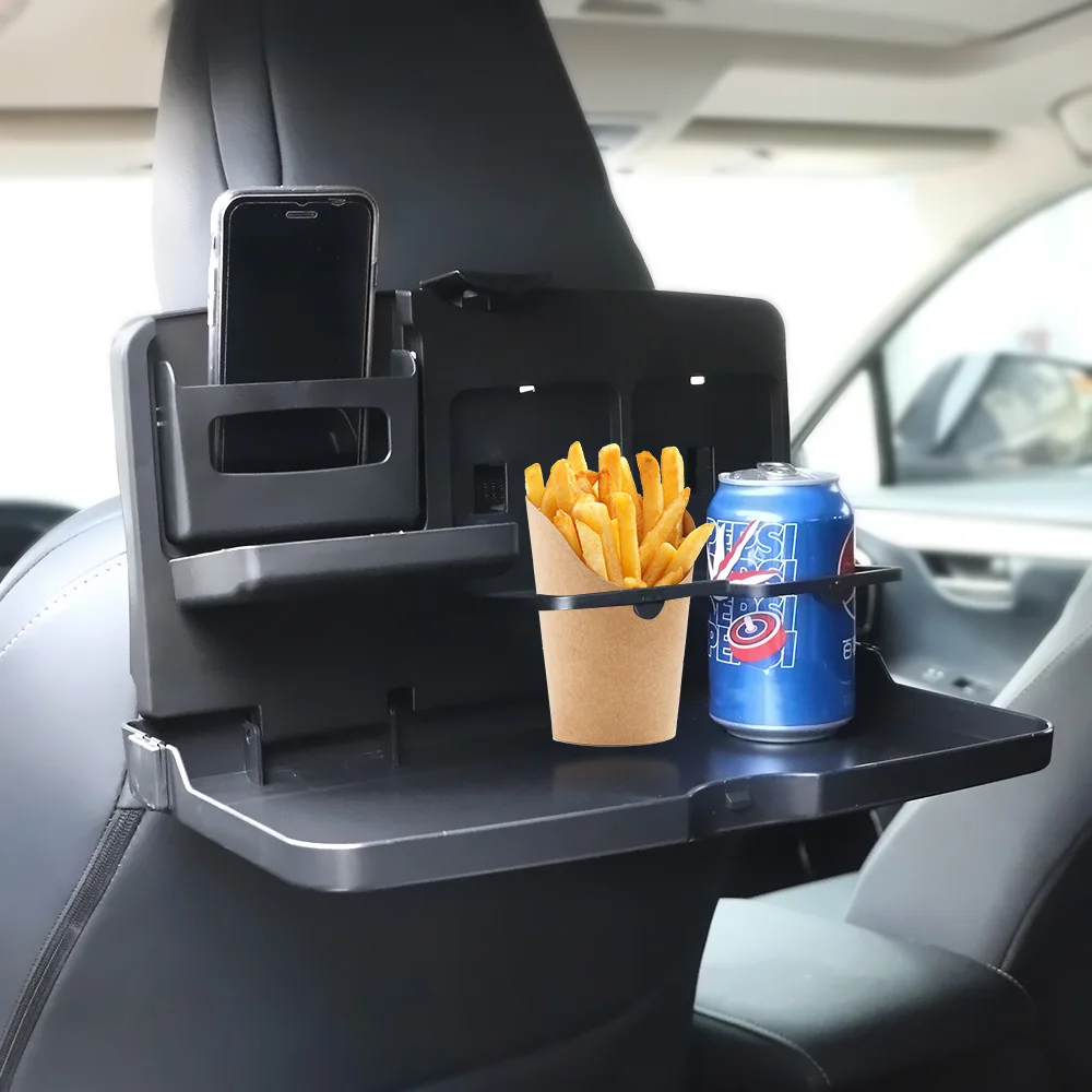 Auto Innen Lagerung Regal Rücksitz Tasse Halter Auto Styling Auto Klapp Lebensmittel Tasse Tablett Esstisch