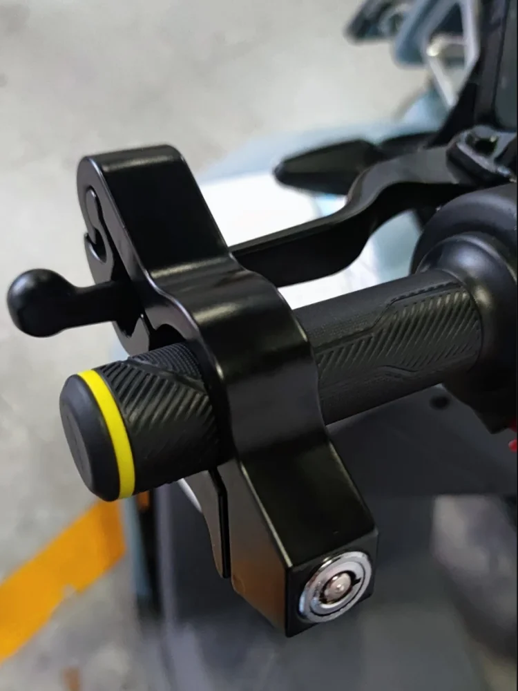 Motorrad- und Fahrradlenkerschloss, robustes – Bild 2