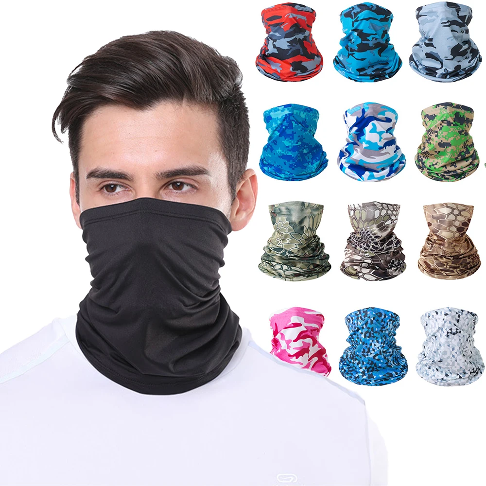 Outdoor Ice Silk Sonnenschutz Lätzchen Frühling und Sommer Motorrad Halsbedeckung Sport Magic Bandana