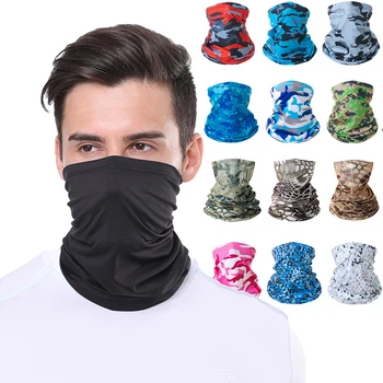 Outdoor Ice Silk Sonnenschutz Lätzchen Frühling und Sommer Motorrad Halsbedeckung Sport Magic Bandana