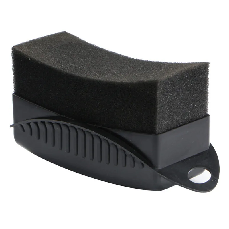 Auto Rad Polieren Wachsen Schwamm Pinsel ABS Kunststoff Waschen Reinigung Reifen Kontur Dressing Applikator