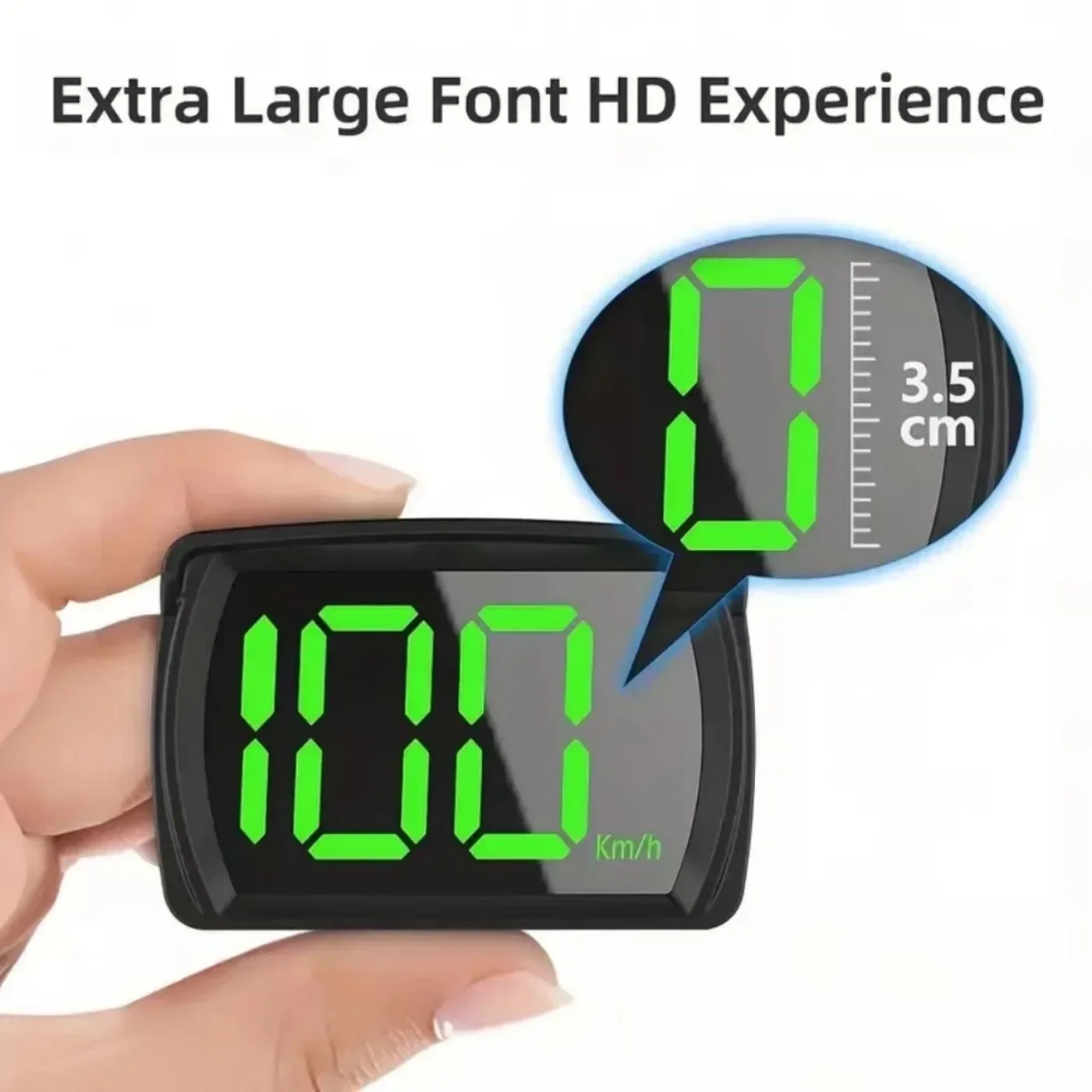 Universal Auto HUD Head Up Display GPS Hud Digital Tacho Große Schrift Geschwindigkeit Meter KMH für Alle Auto