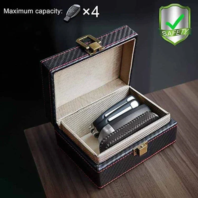 Anti-Diebstahl Faraday Box RFID Faraday Schlüsselanhänger Schutz Strahlung-proof Handy Box Auto Keyless Signal
