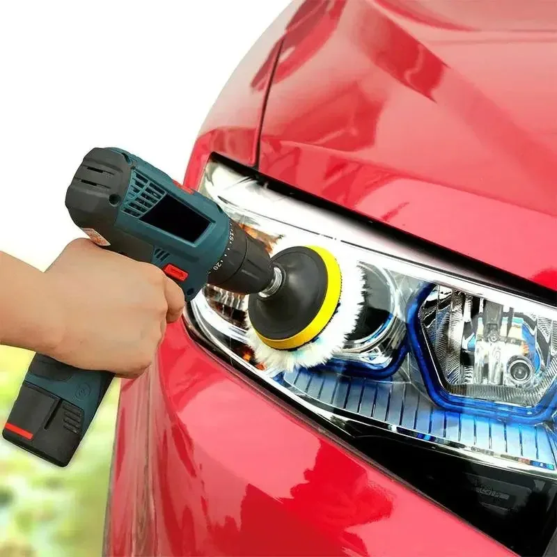 Universelles Auto-Polierpad 3/4 Zoll für M10/M14, weiche Wollpolierscheibe für Maschinenwachs