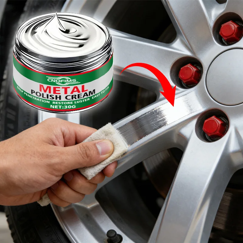 [Metallpolitur und Restaurierung]: Hochleistungs-Zitronenduftglanz für Auto/Motorrad/Küche/Bad