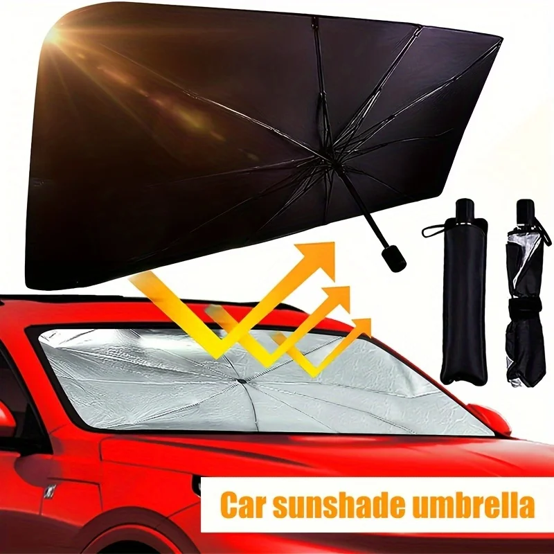 Auto-Sonnenschutz für die Frontscheibe (Schirmmodell) - Hohes – Bild 4