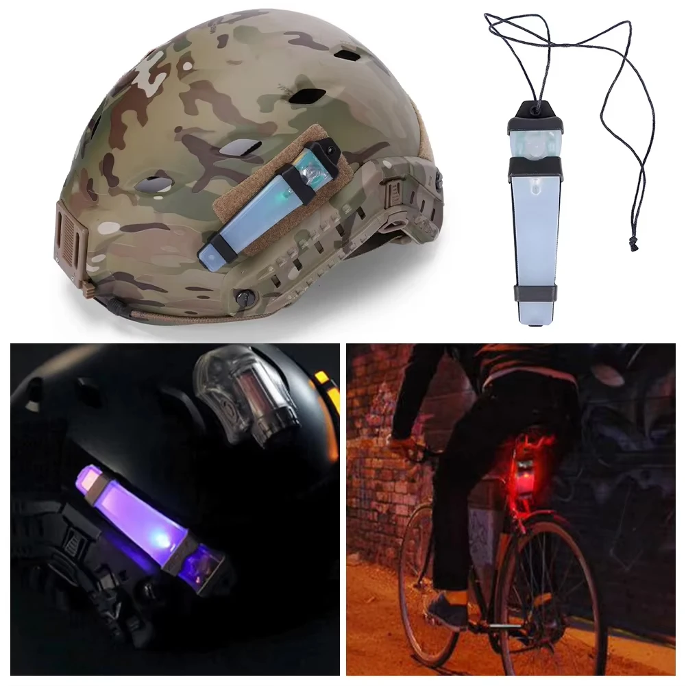 BOOIU Taktische FMA Helm Sicherheit Blinklicht IR Strobe Wasserdichte – Bild 2