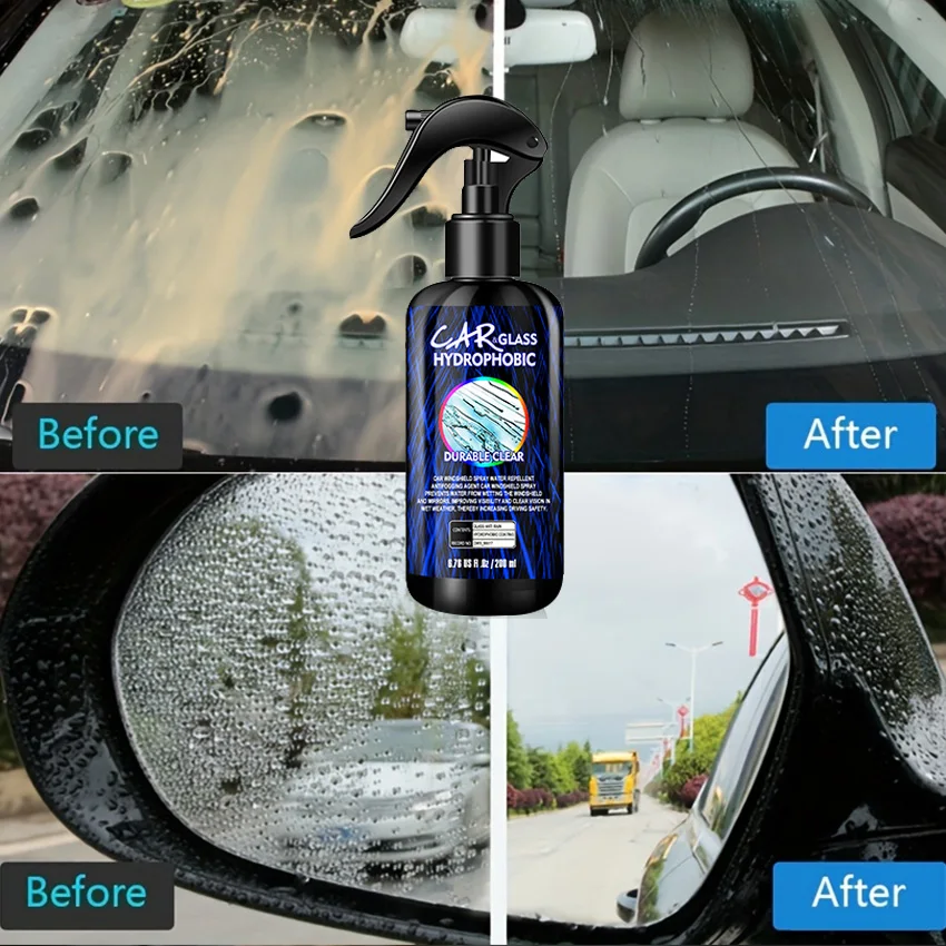 Wasser Abweisend Spray Anti Regen Beschichtung Für Autos Glas – Bild 5