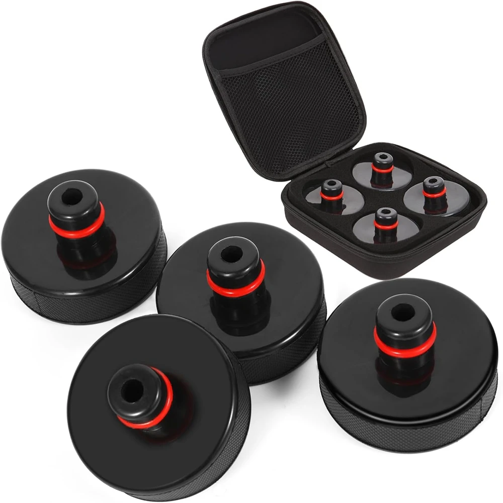 Hebe-Wagenheber-Pads für Tesla Model 3/S/X/Y, Upgrade, robuste Gummi-Lift-Pucks, Bodenadapter, schützt