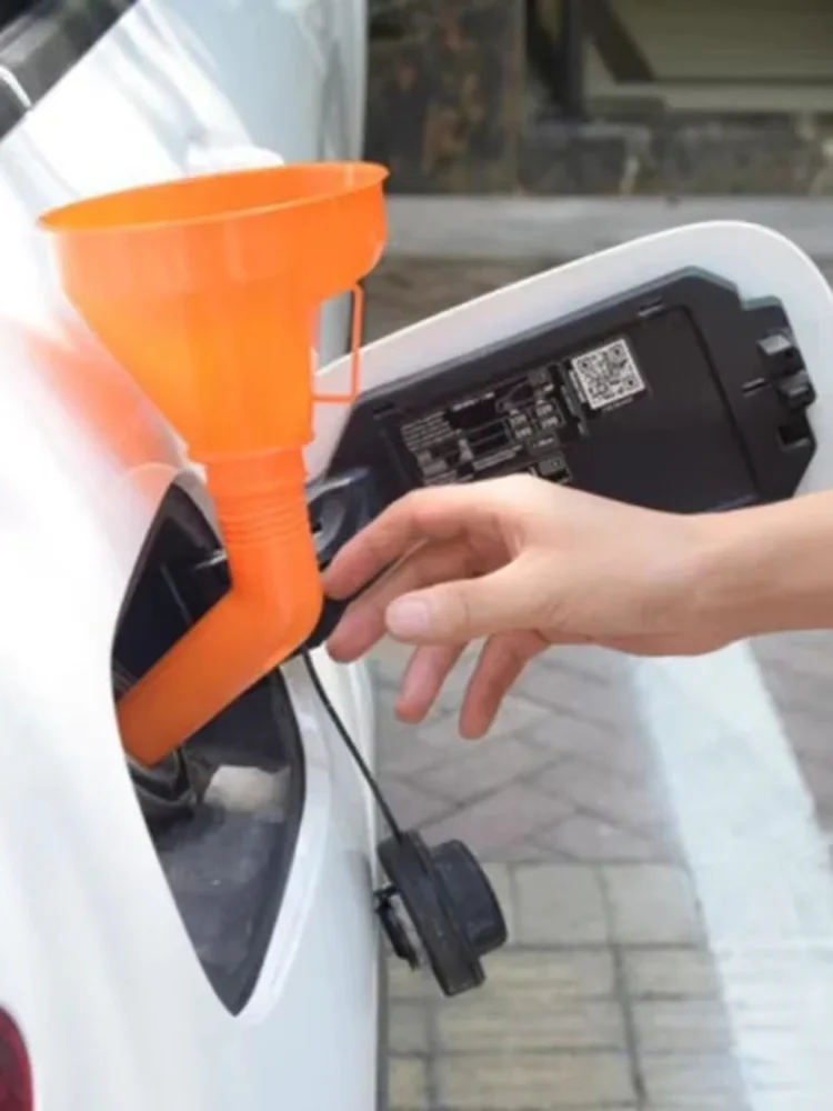 Befülltrichter mit Filter für Motorrad-Motoröl, Langmundtrichter – Bild 2