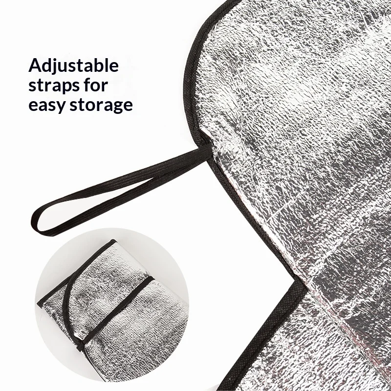 Auto-Windschutzscheiben-Schneeabdeckung | PE-Aluminiumfolie – Bild 3