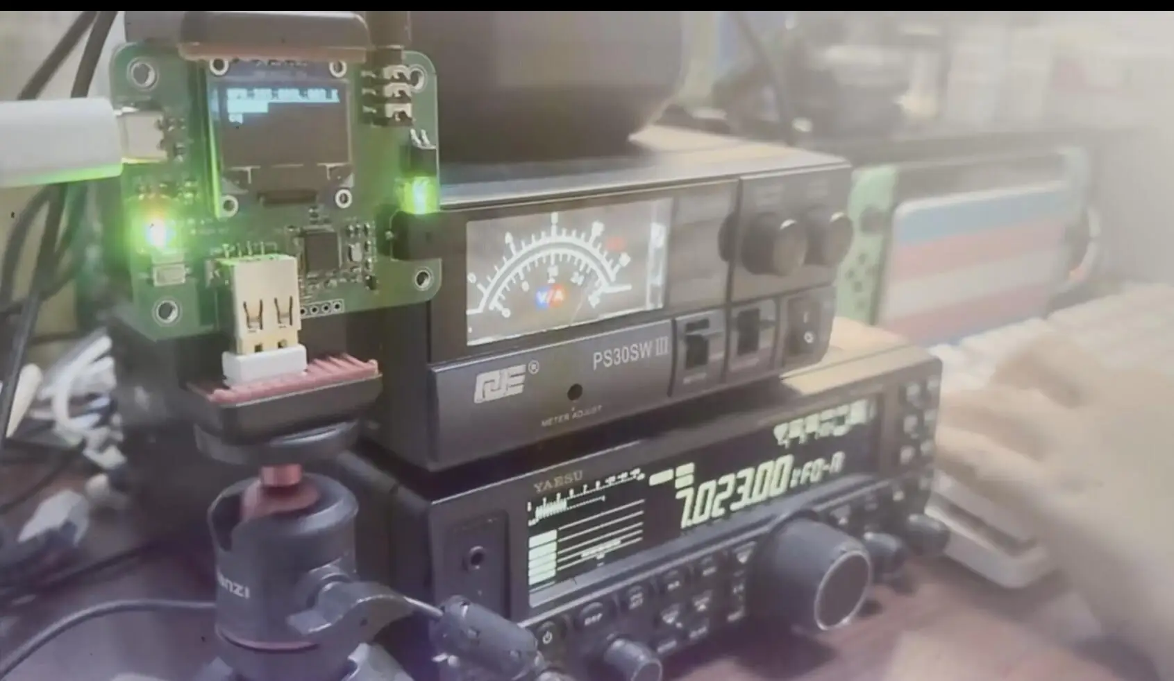 CW elektronischer Schlüssel Controller CW Tastatur Morse Code Signal – Bild 6