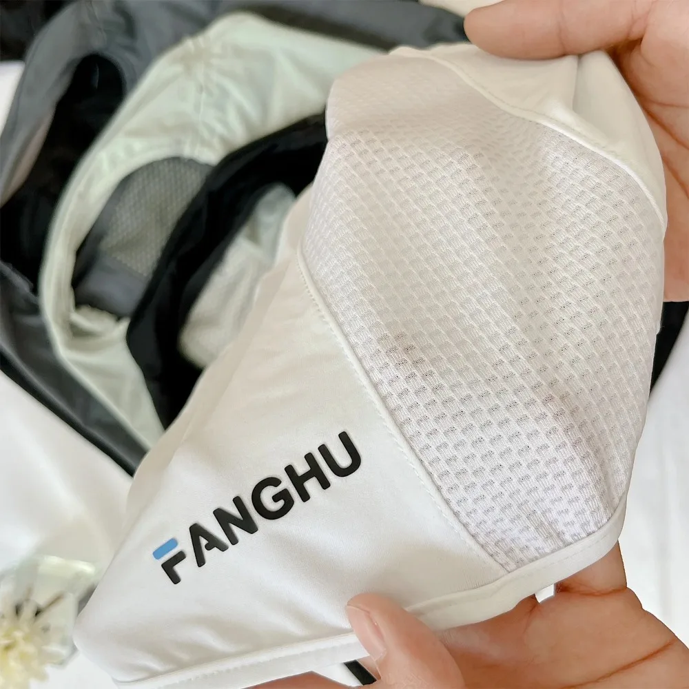 UV-Schutz, Eisseidenmaske, Sonnenschutz, Lätzchen, einfarbig – Bild 3