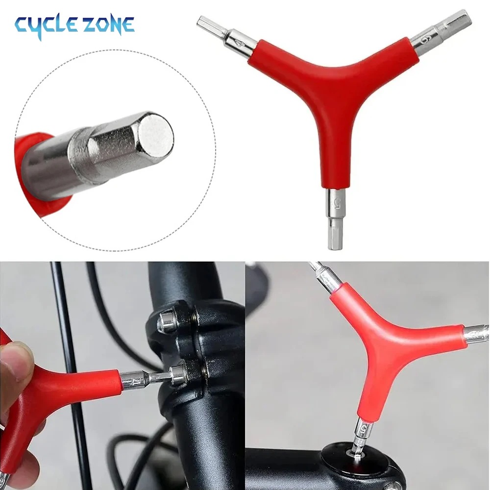 Sechskantschlüssel Y-Typ 3-Wege 4/5/6 mm Schraubenschlüssel Fahrradreparaturwerkzeuge