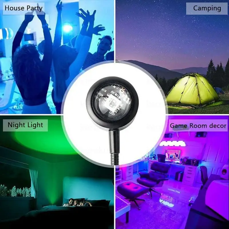 Kerokuru USB Sonnenuntergang Licht Lampe Selbst Fotografie Licht LED – Bild 5