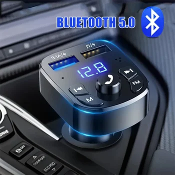 Auto-Freisprecheinrichtung, Bluetooth-kompatibel, 5.0 FM-Transmitter, Carkit, MP3-Modulator, Player