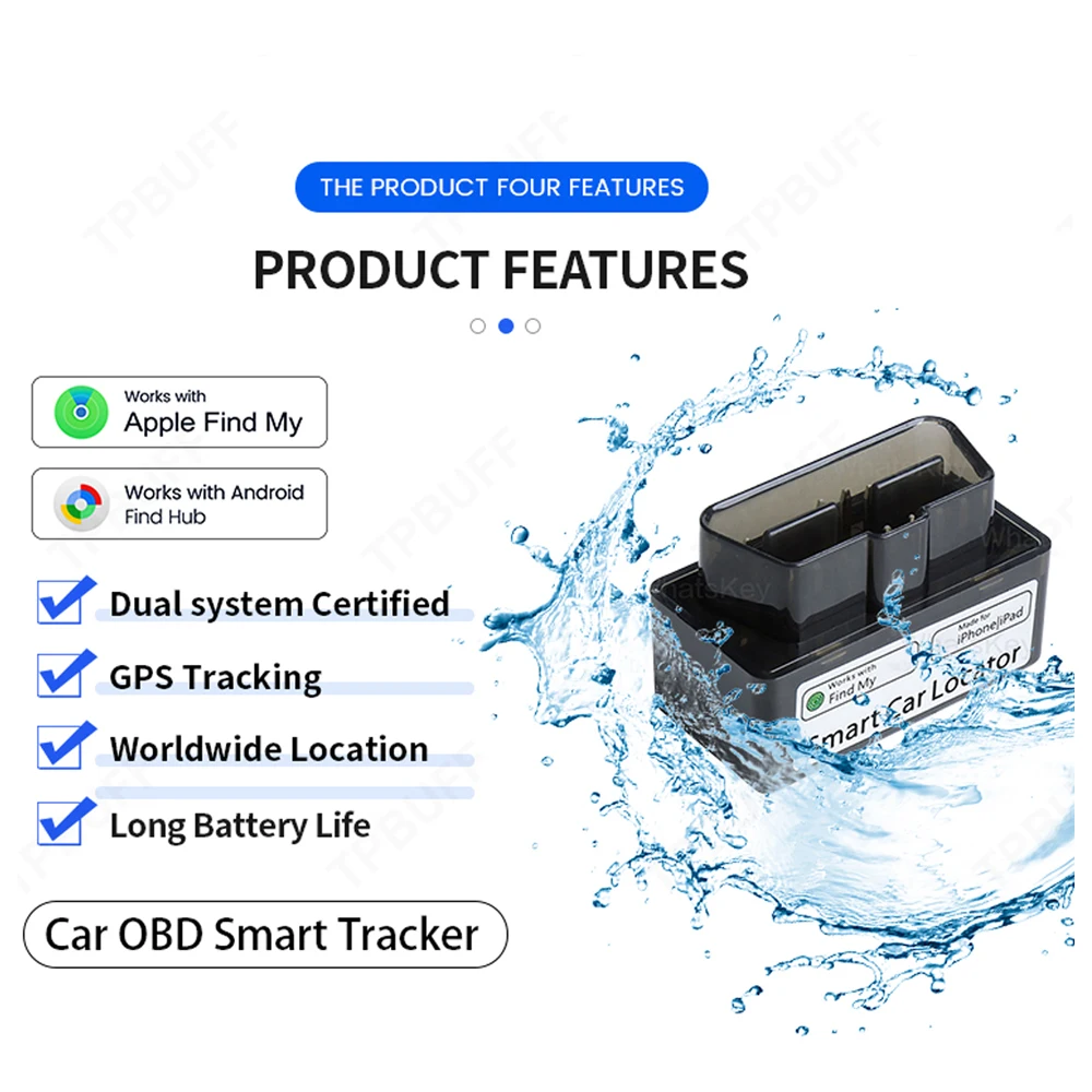 IOS & Android System GPS-Tracker für Autos, OBD Google Find My APP – Bild 2
