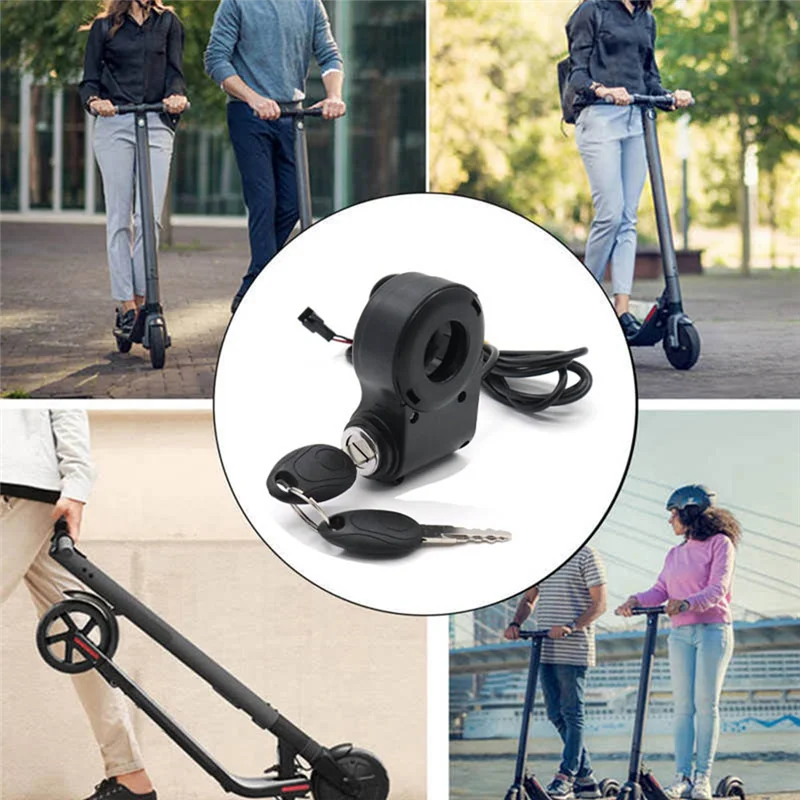 E-Bike Zündschloss Schlüssel Daumen Drossel Schalter Power für KUGOO – Bild 6