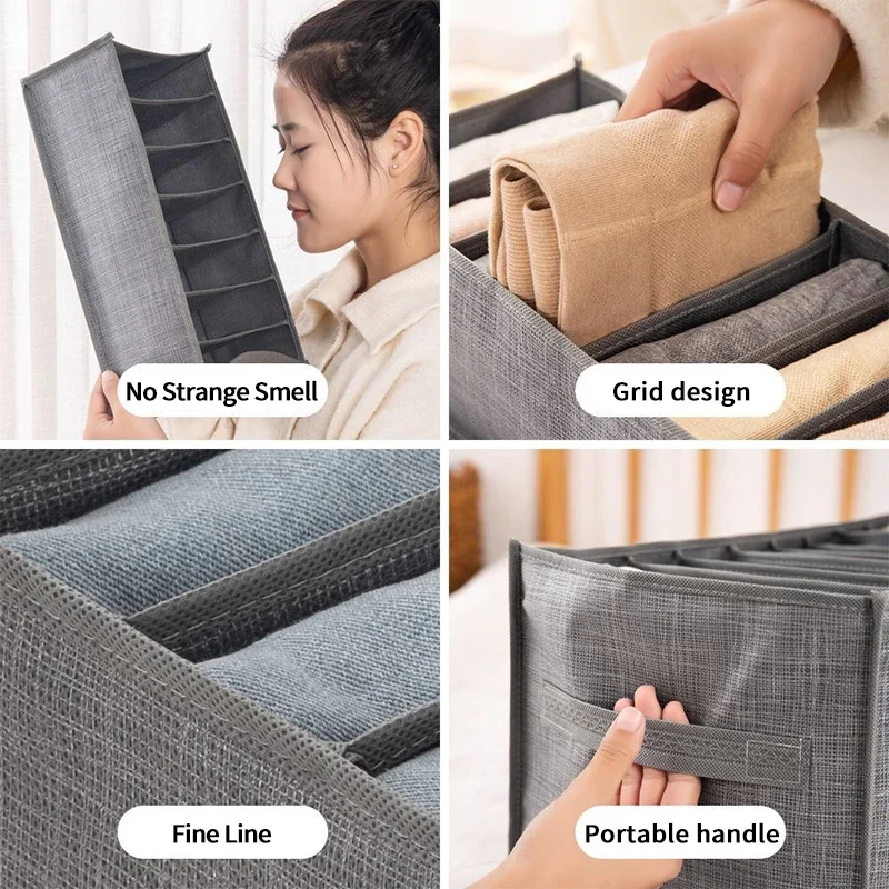 Aufbewahrungsbox für Hosen, Jeans, Schubladen, Organizer – Bild 6