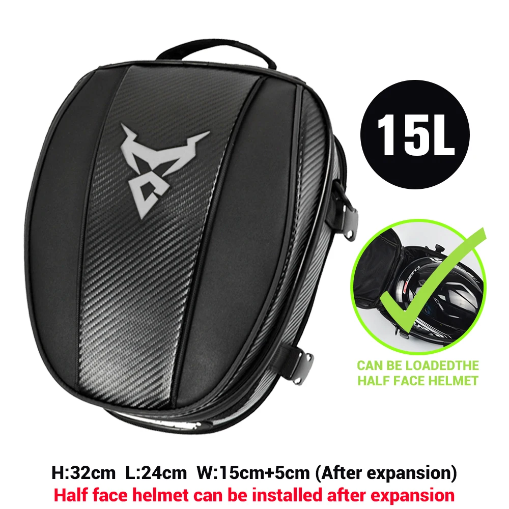 Motocentric Wasserdichte Motorrad Schwanz Tasche Multifunktions Motorrad Hinten Sitz Tasche Hohe Kapazität