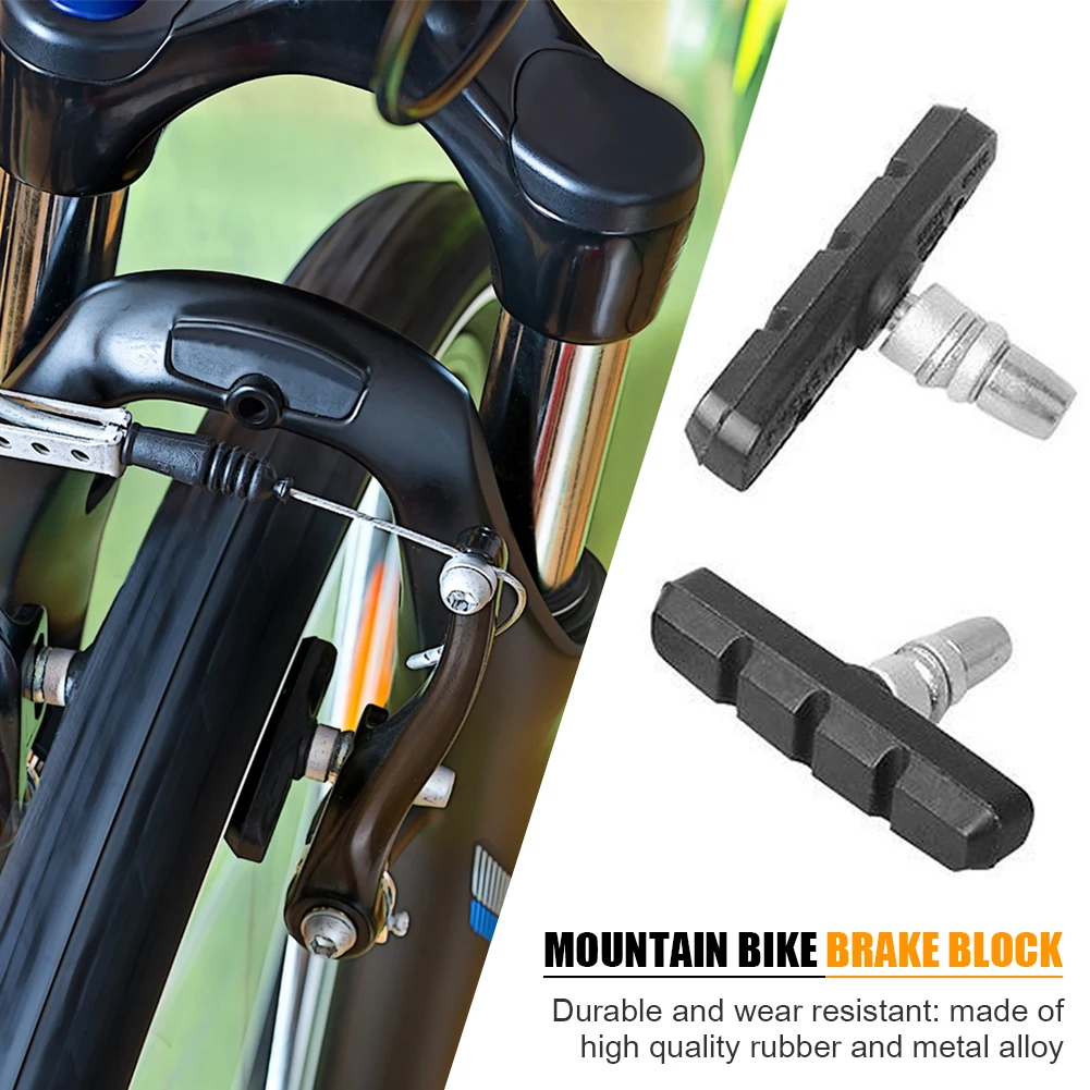 Fahrrad Bremsbeläge Radfahren Fahrrad V Brems Halter Pads Schuhe – Bild 2