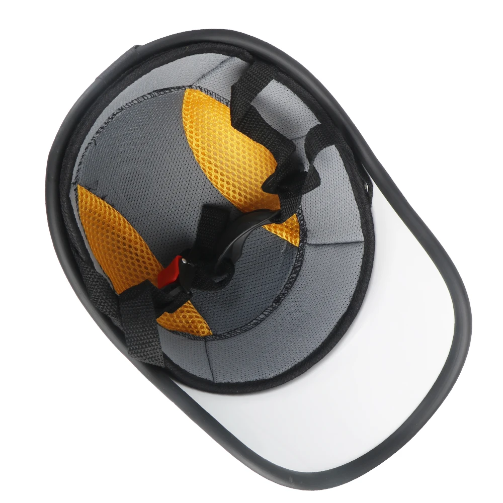 LEEPEE Für Cafe Racer Chopper Roller Sicherheit Schutzhelm Half Face – Bild 6