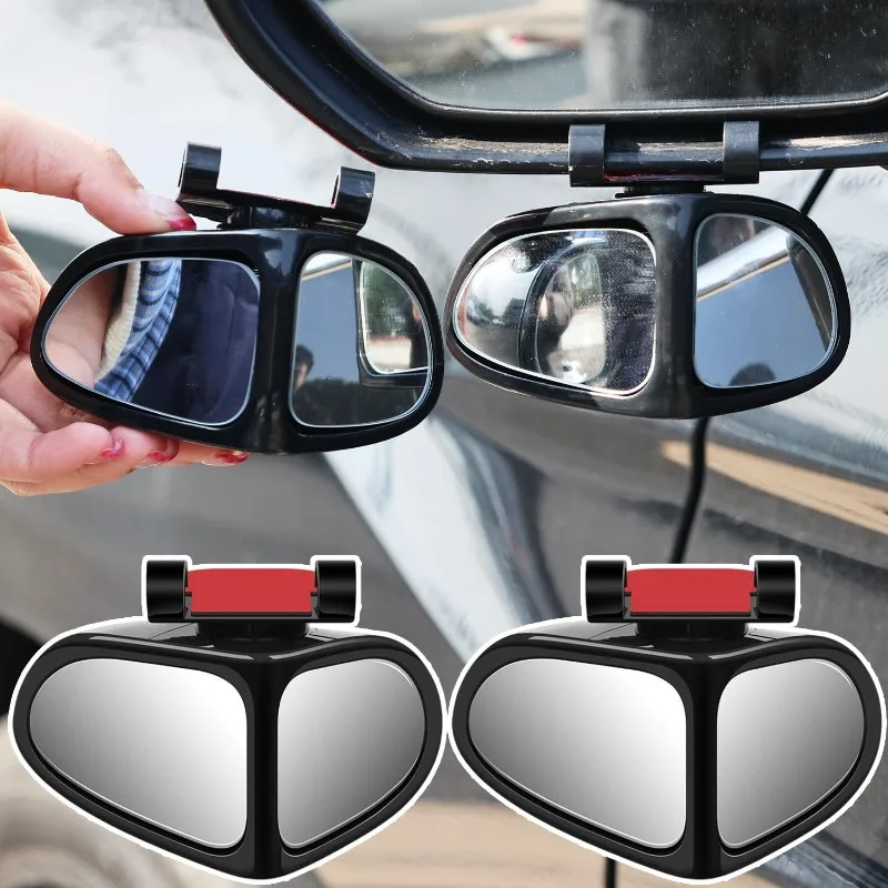 360 ° Einstellbare Weitwinkel Toter Winkel Reflektierende Rückfahr – Bild 2