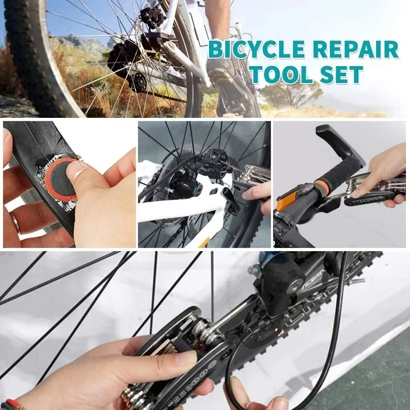 Fahrrad-Reparatur-Werkzeug-Set, Fahrradzubehör, Multi-Werkzeug-Set – Bild 6