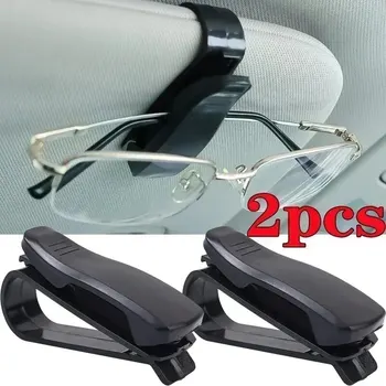 Universal Auto Auto Sonnenblende Gläser Box Sonnenbrille Clip Karte Ticket Halter Verschluss Stift (2 Stück)
