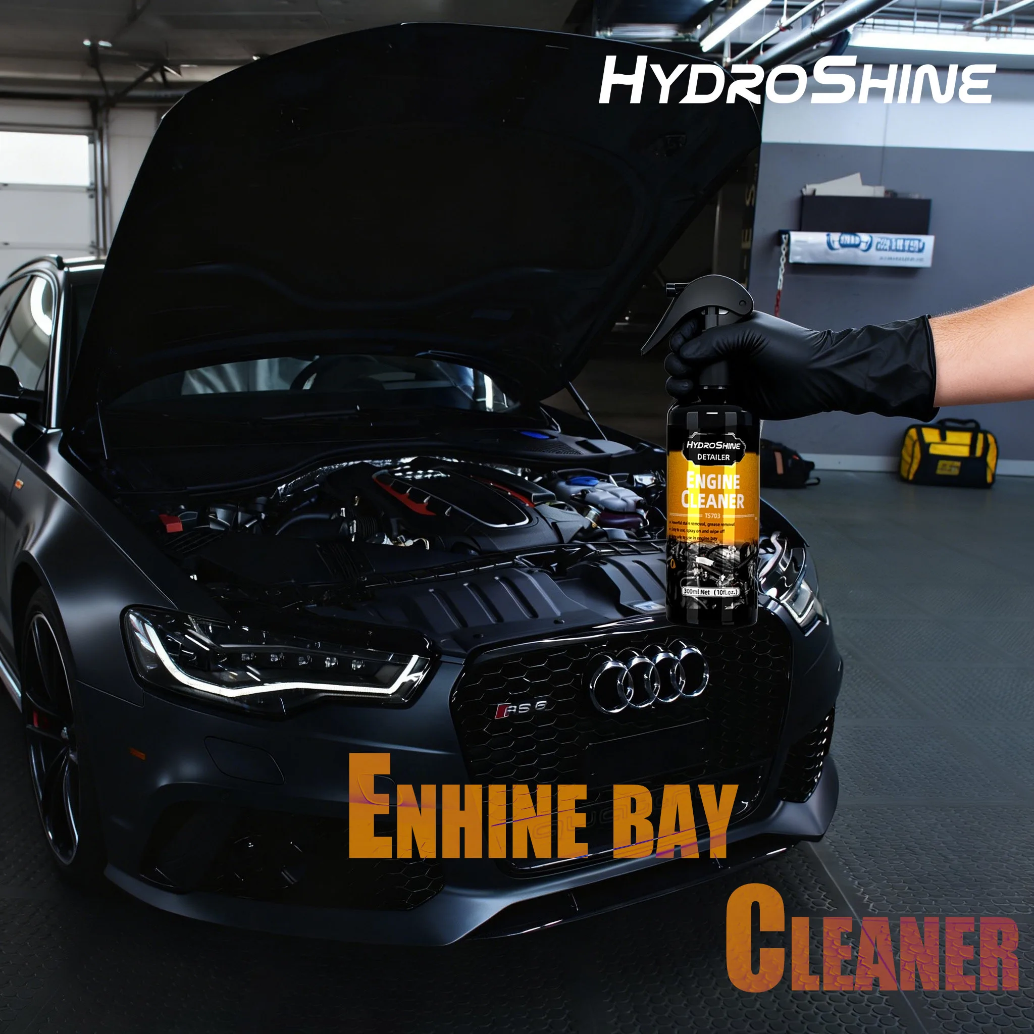 Hydroshine Engine Bay Cleaner Care Heavy Oil Dust Clean Spray – Bild 4