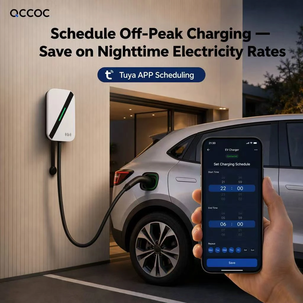 EV-Ladegerät Typ 2 AC EV-Ladestation 7kW Wallbox Elektrofahrzeug – Bild 5