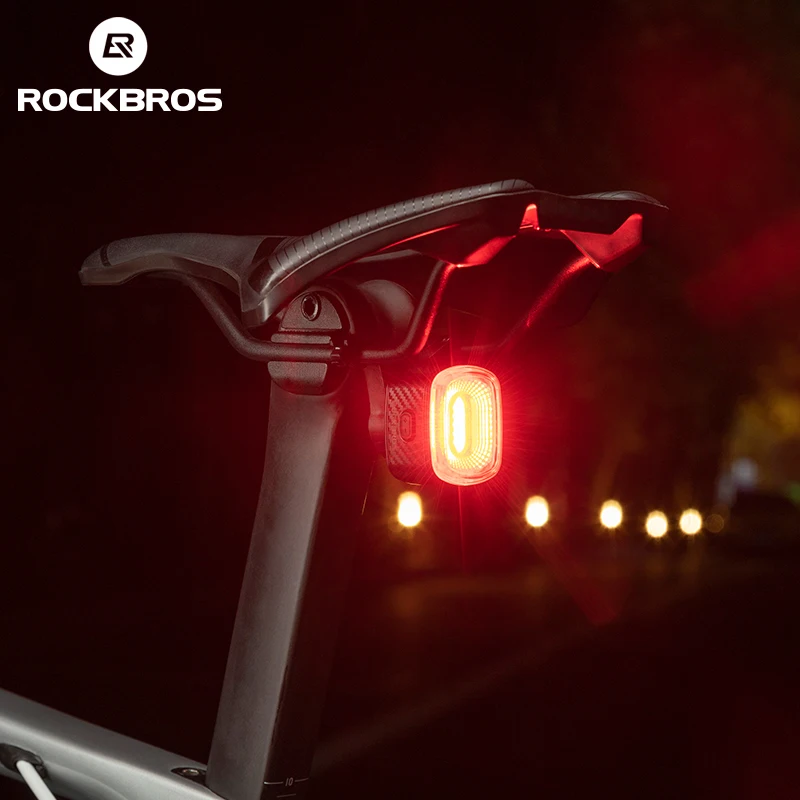 ROCKBROS Smart Fahrrad Bremslicht IPx6 Rücklicht Typ-C Fahrrad – Bild 2