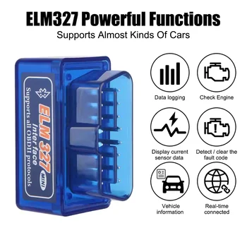 Mini Eml327 V2.1 OBD 2 Bluetooth Auto Diagnose-Tools Für Android/Windows Scanner Code Unterstützung Smart Scan