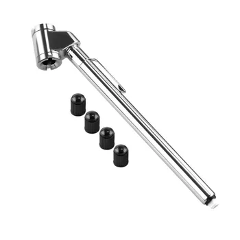 Bleistift-Reifendruckmessgerät, 10-120 PSI Dual Head Trucks Air Gage, präziser mechanischer Dual Chuck Wheel