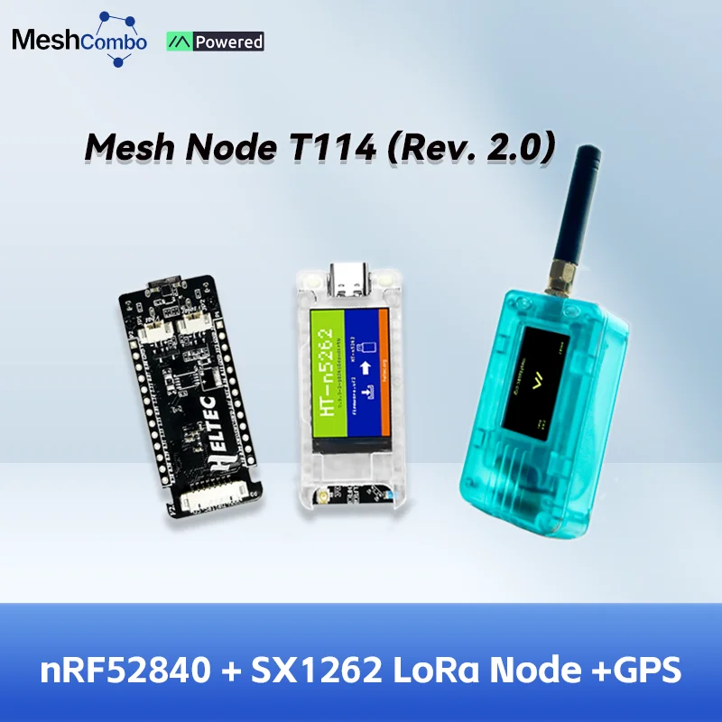 Heltec T114 Dev-Board Meshtastic V2 Nordic nRF52840 SX1262 LoRaWAN LoRa Arduino 1,14 Zoll Display