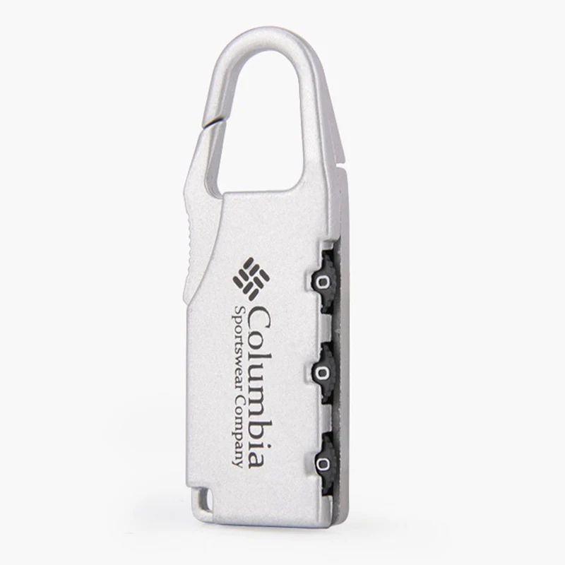 Legierungs-Kombinationsschloss für Gepäck, geeignet für Reißverschlusstaschen, Rucksäcke, Handtaschen