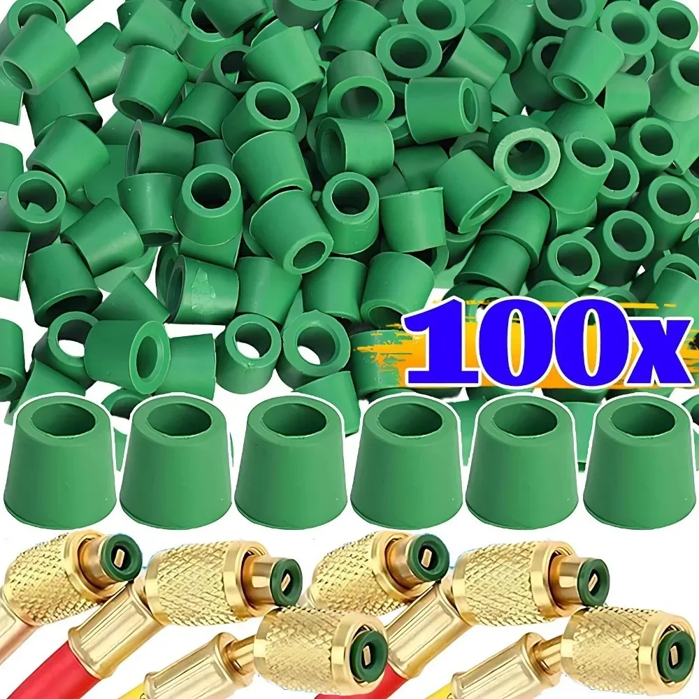 1/4 Zoll AC-Ladeschlauch-Dichtungssatz: Grüne Gummi-O-Ringe – Bild 2