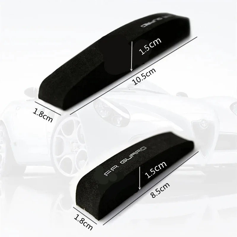 Universal 4Pcs Auto Tür Schutz Streifen Scratch Protector Auto Gummi – Bild 6
