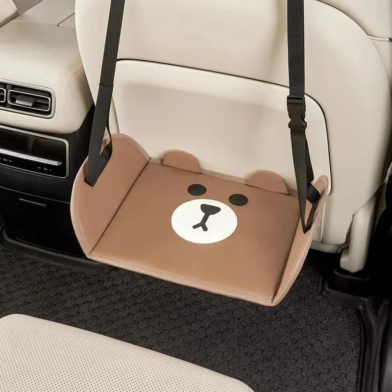 Tragbare Auto-Rücksitz-Fußhängematte - Verstellbare Hänge-Fußstütze – Bild 3