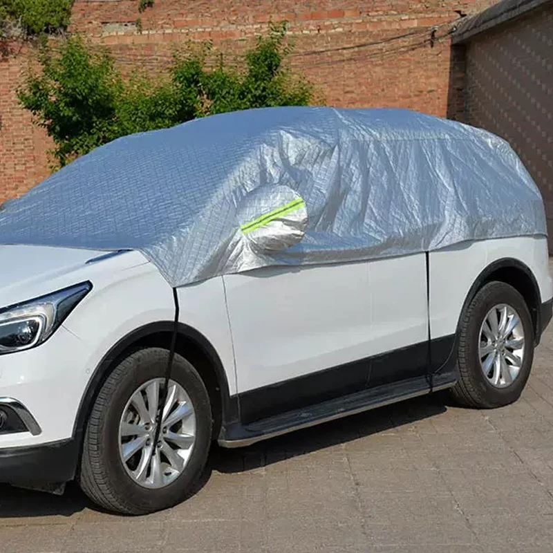 Sommer-Auto-Halbabdeckung Aluminiumfolie – Bild 3