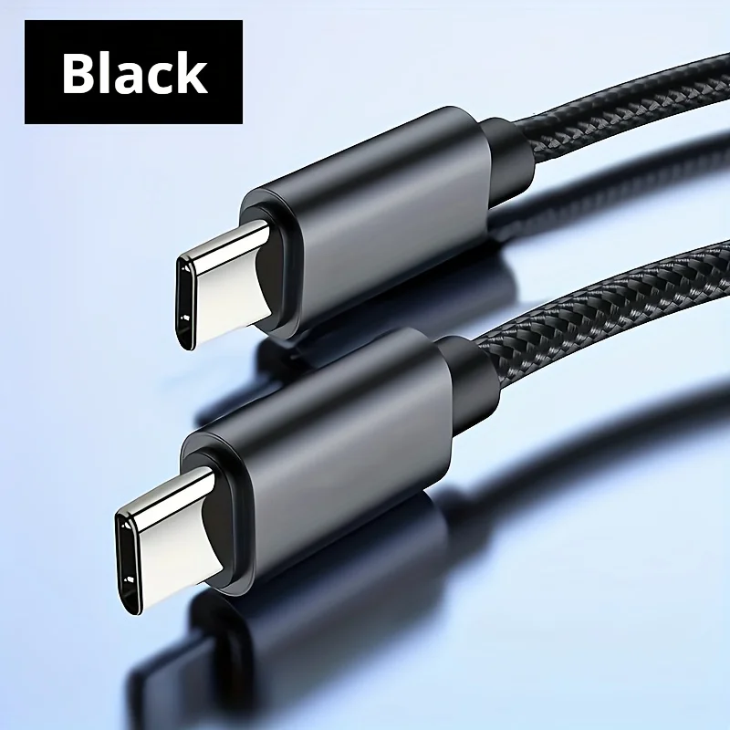 60W Schnellladegerät Typ C auf Typ C 1M 2M 3M Kabel PD Schnellladegerät Datenkabel