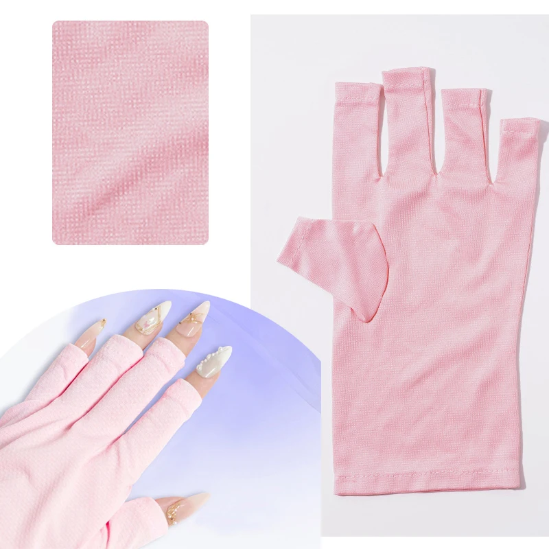 Nagelkunst UV-Schutzhandschuhe Anti-UV-Strahlung Gel-LED-Lampe Handschutz für Nagelkunst Gel