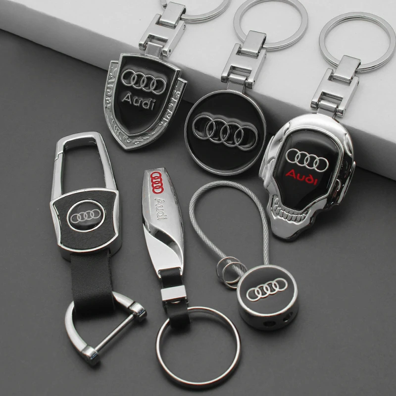 3D Metall Auto-Styling Abzeichen Schlüsselanhänger Leder Geflochten – Bild 6