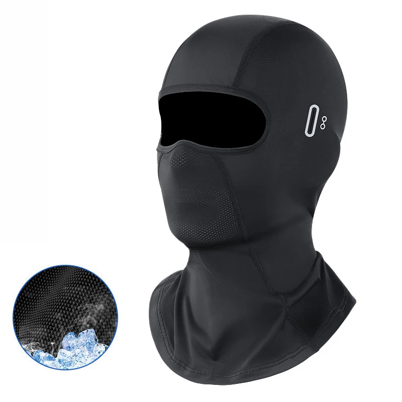 Motorrad-Sturmhaube Sommer UV-Schutz Brille Atmungsaktive Löcher für Gesicht Herren Damen Schnelltrocknende