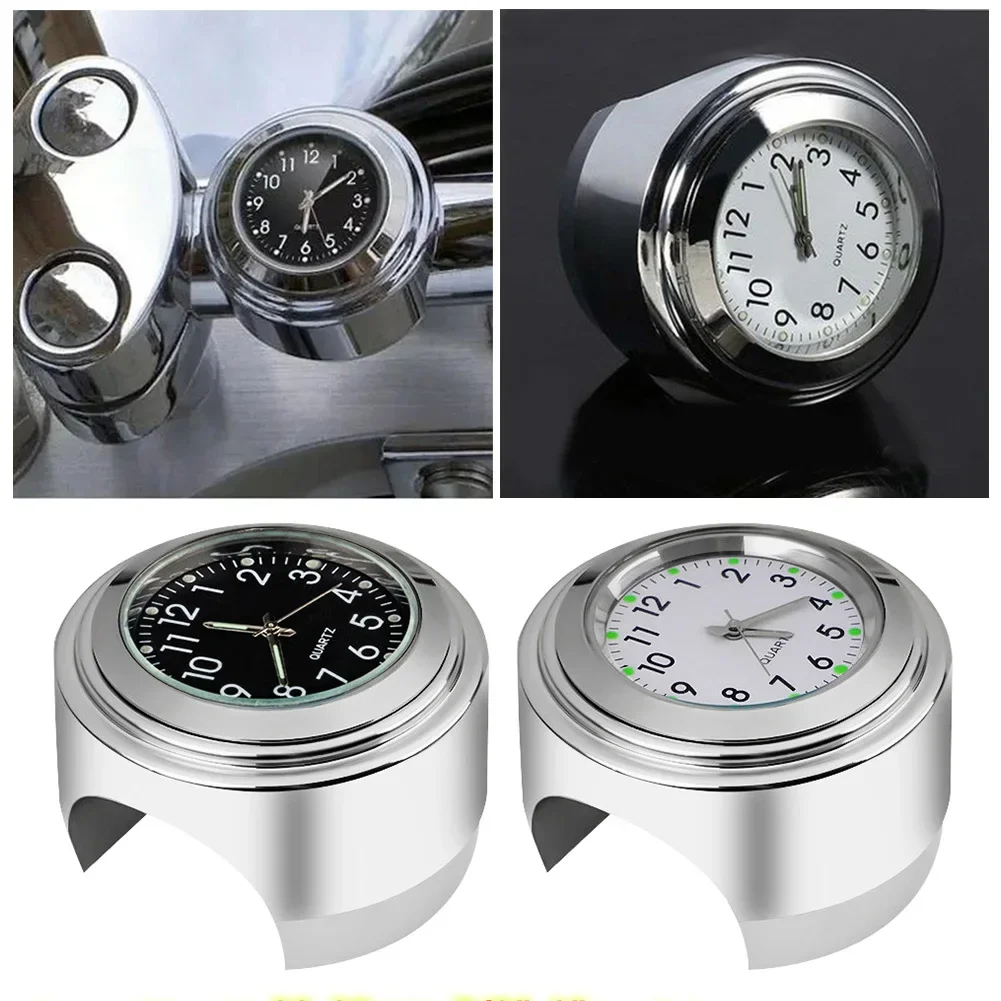 22-25MM Motorrad Uhr Thermometer Temp Gauge Wasserdichte Motorrad – Bild 3