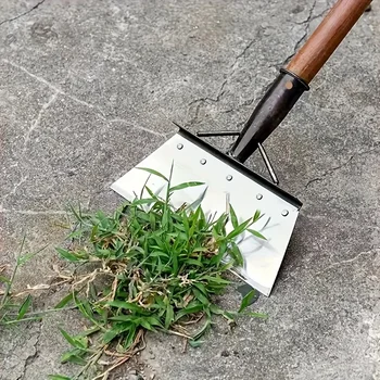 Robuster Metallschaufel für Unkrautjäten und Kantenbearbeitung | Multifunktionales Gartenwerkzeug zum Trimmen