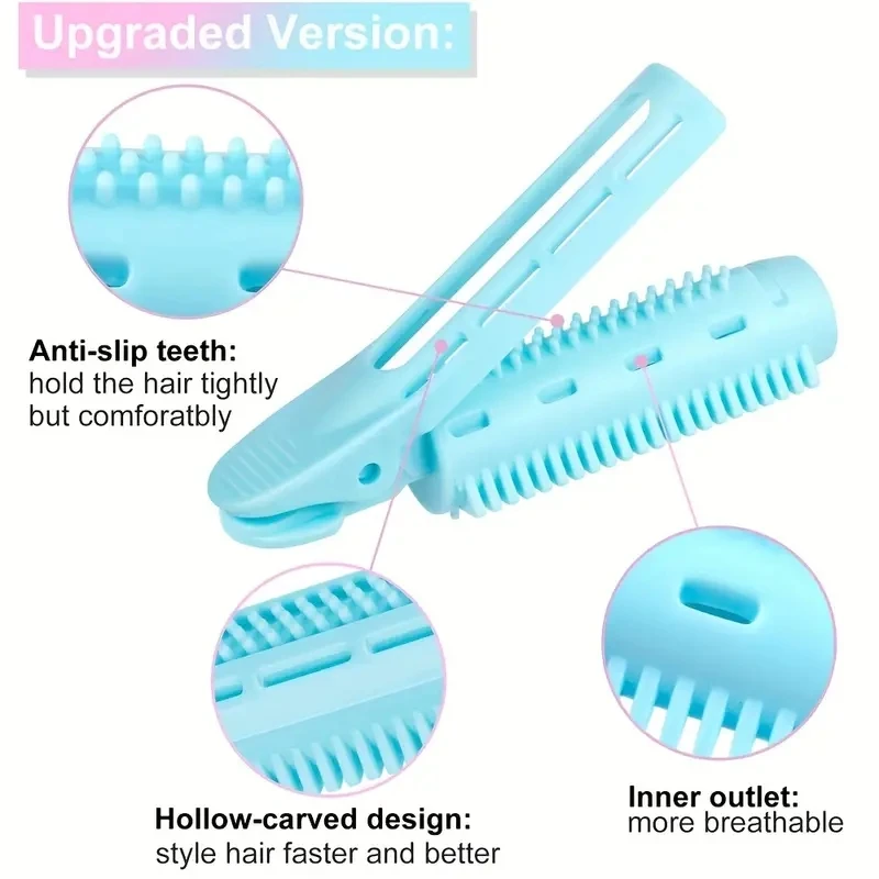Haarwurzel flauschige Clip Pony Curling Clip Styling Clip (8 Stück) – Bild 4