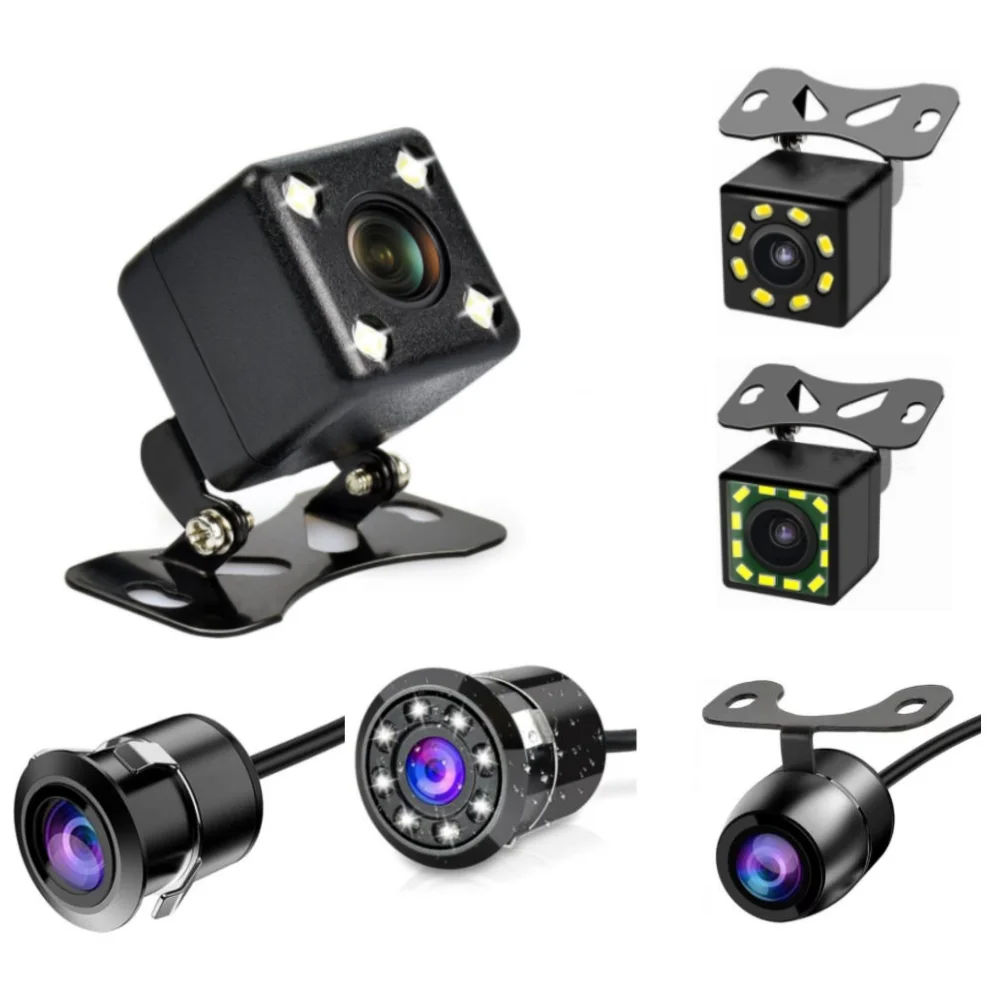 Auto-Rückfahrkamera, 170-Grad-HD-Video, Nachtsicht, Rückfahrkamera, Auto-Parkkamera, CCD, wasserdicht, LED