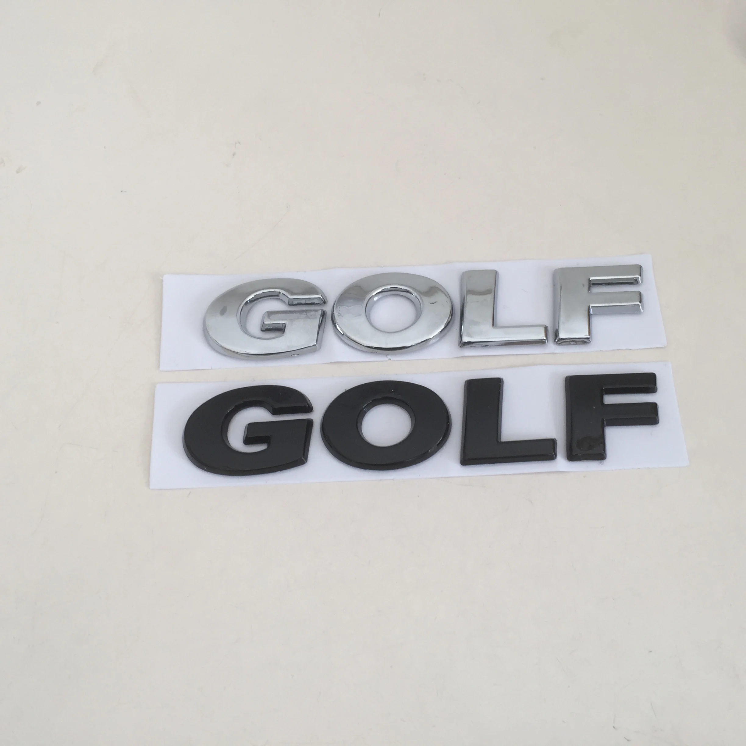 3D ABS für GOLF Auto Brief Hinten Stamm Stoßstange Emblem Aufkleber – Bild 3