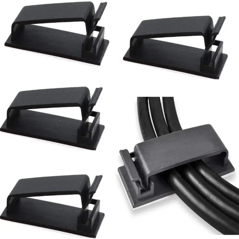 Kabelbefestigungsclip, Kabel-Draht-Sortierschnalle, Chassis-Organizer, 19 x 47 cm, Schwarz-Weiß-Organizer